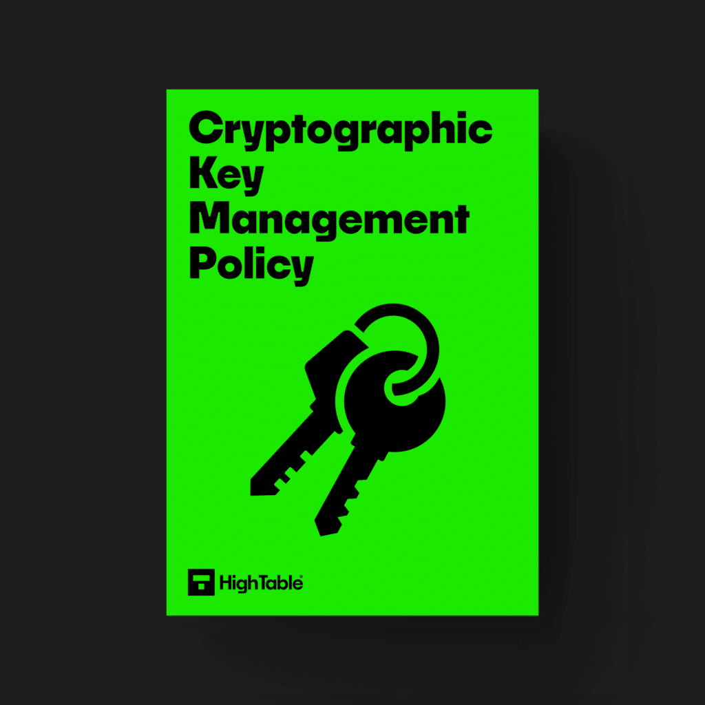 ISO 27001 Toolkit Cryptographic Key Management Policy Template