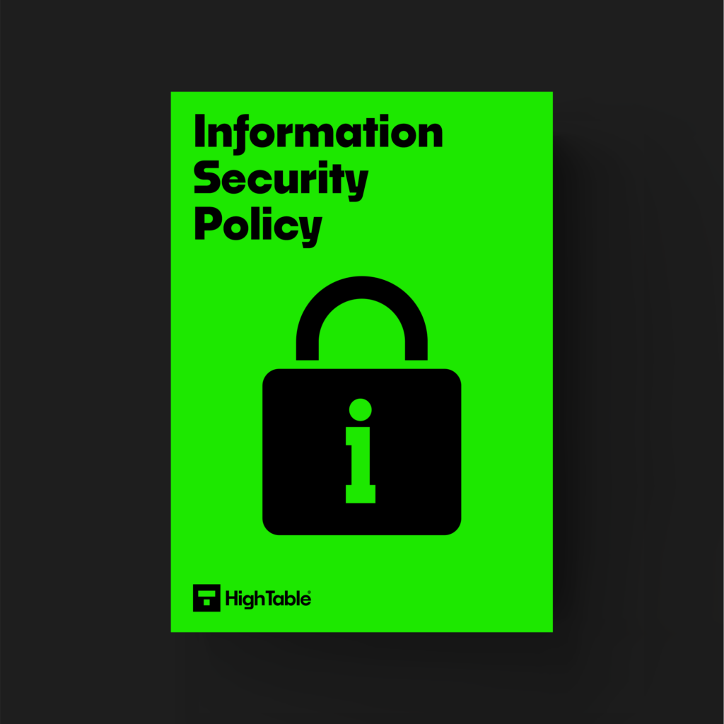 ISO 27001 Toolkit Information Security Policy Template