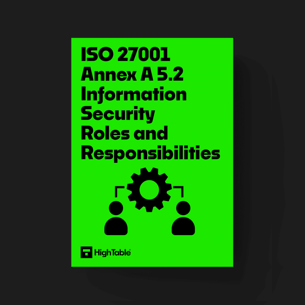 ISO 27001 Toolkit Information Security Roles and Responsibilities Template