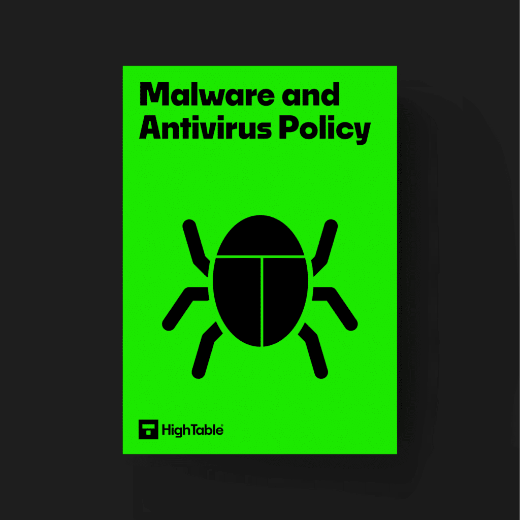 ISO 27001 Toolkit Malware and Antivirus Policy Template