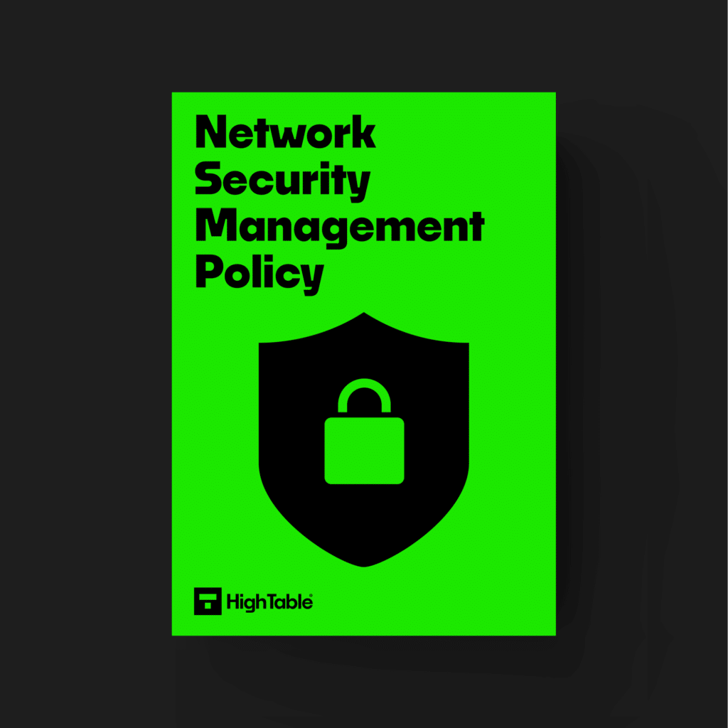 ISO 27001 Toolkit Network Security Management Policy Template