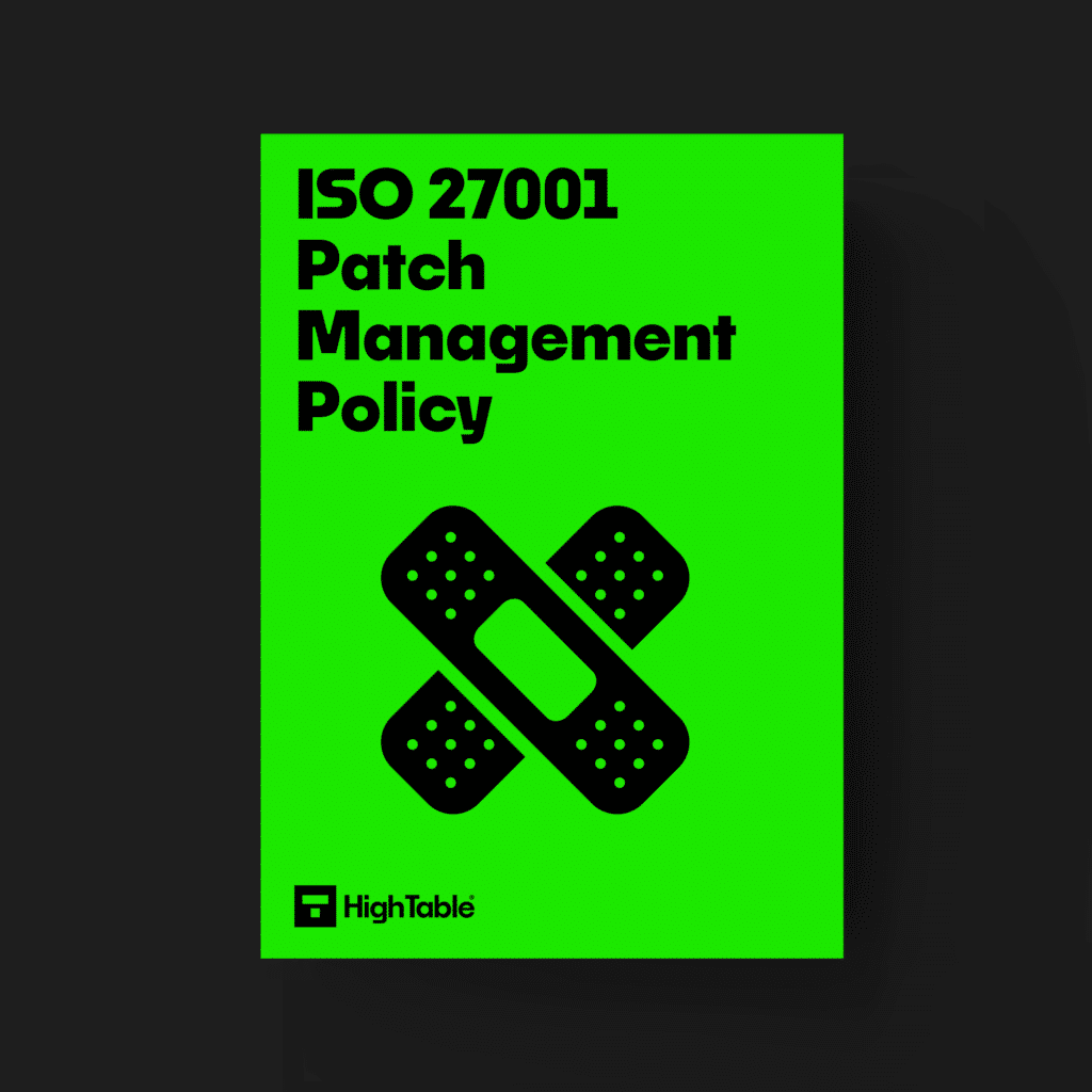 ISO 27001 Toolkit Patch Management Policy Template