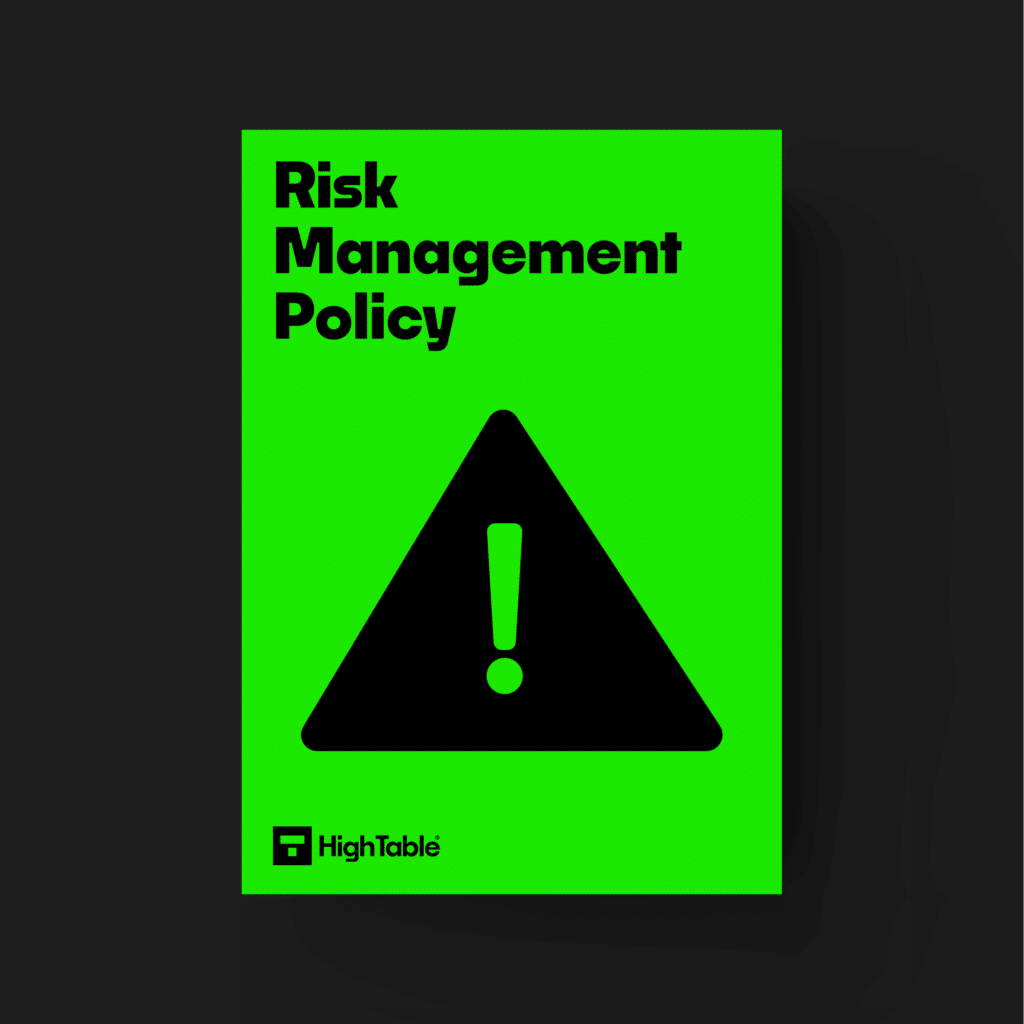 ISO 27001 Toolkit Risk Management Policy Template