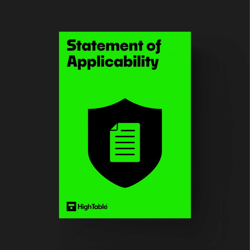 ISO 27001 Toolkit Statement of Applicability Template